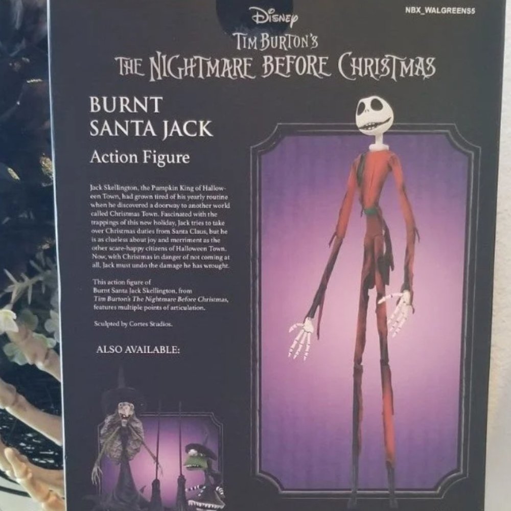 Disney The Nightmare Before Christmas Burnt Santa Jack Limited Edition Figure